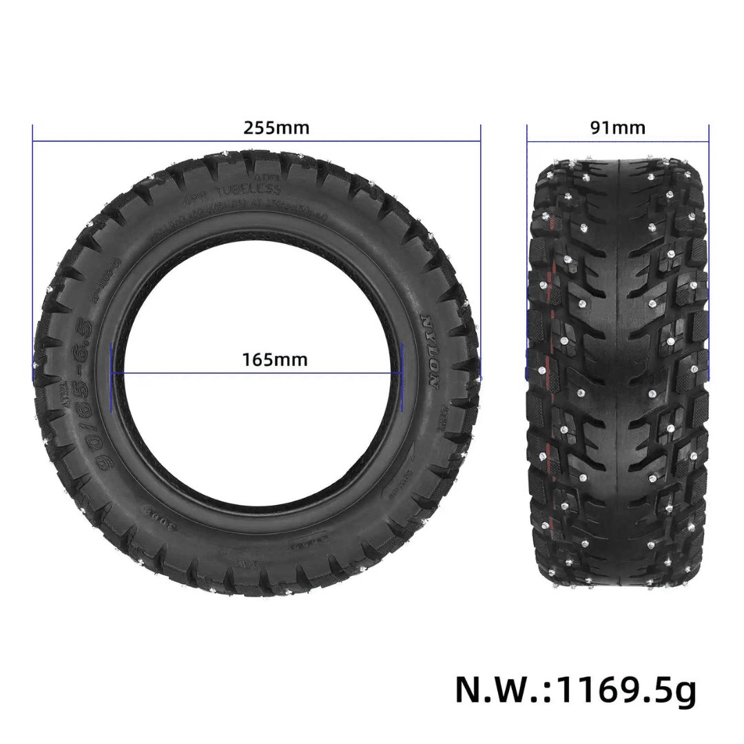 Studded tire 10" 90/65 - 6.5 Luft Kaabo/Vsett/Kaabo/Dualtron/Zero - Spare part - Wheelyshop