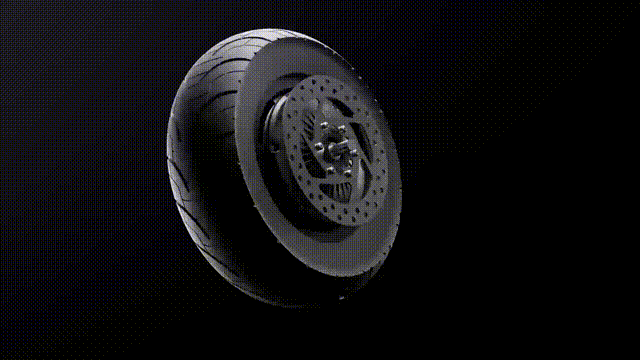 Hiley Tigre 10 V5 Patinete eléctrico rueda de motor GIF - Wheelyshop.se