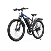 C29 Pro de Duott Bicicleta eléctrica color negro con detalles en azul