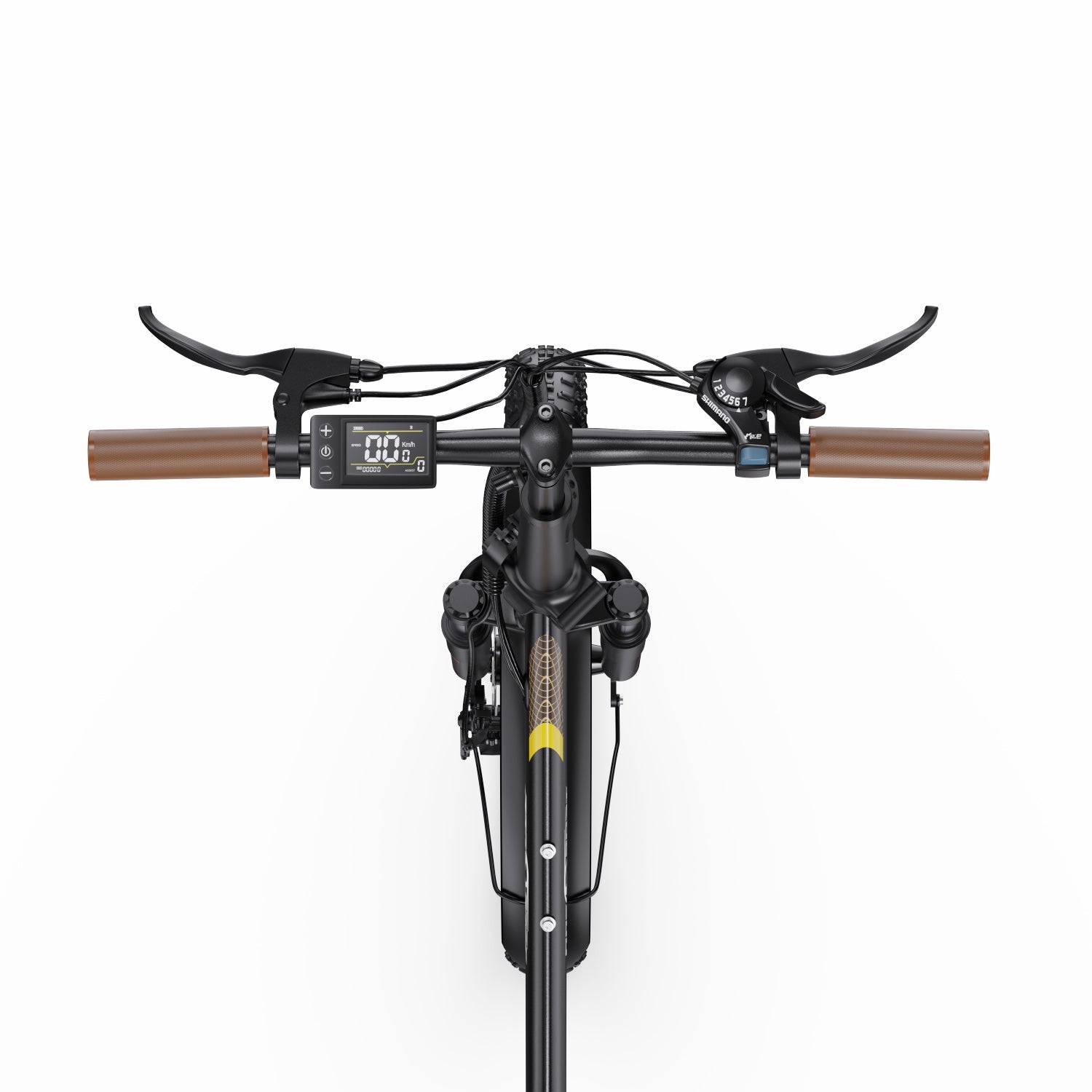 OneSport OT16-2 en color negro con fondo blanco desde arriba 