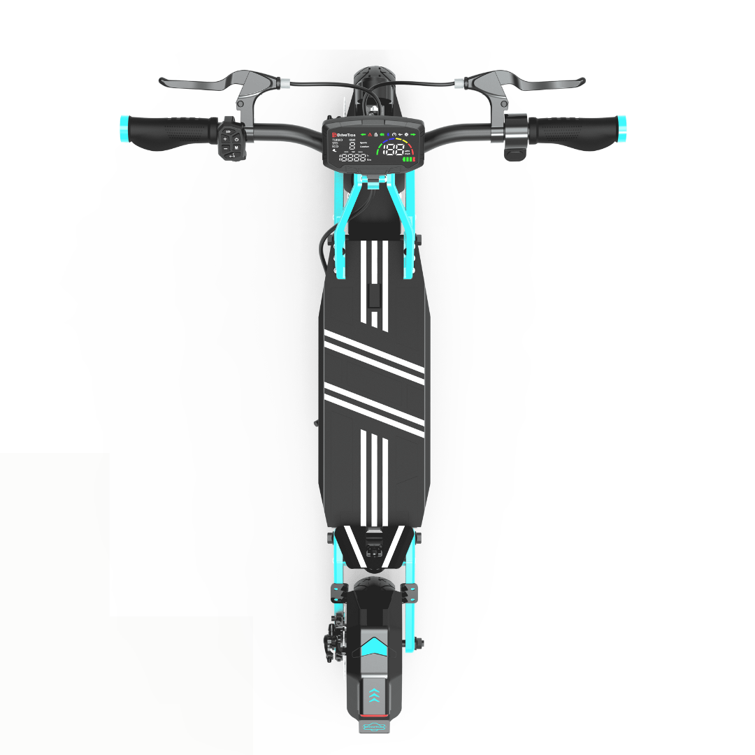 Vista superior del scooter eléctrico DriveTron DT10