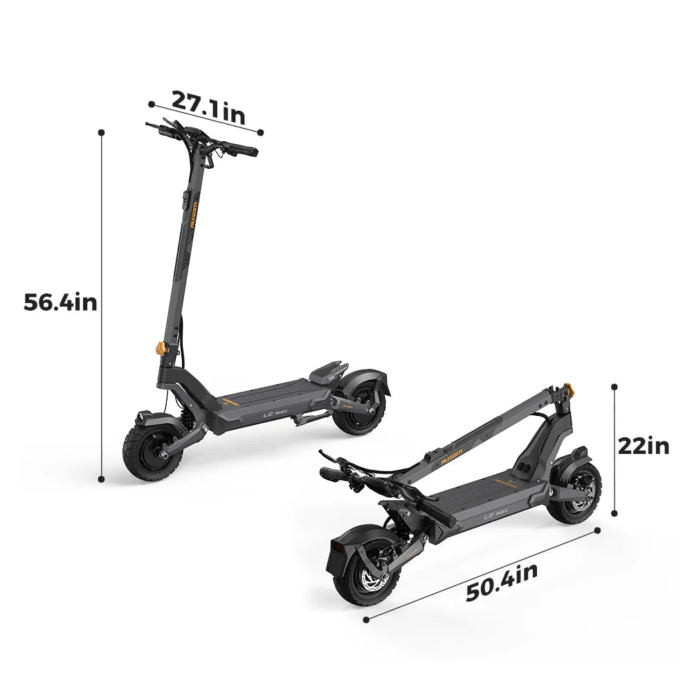 Motor dual Ausom L2 Max - Patinete eléctrico - Tienda de ruedas