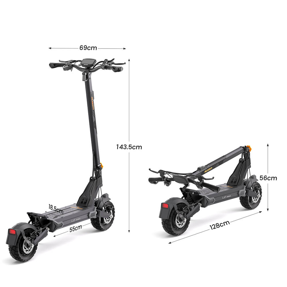 Ausom L2 Max - Patinete eléctrico - Tienda de ruedas