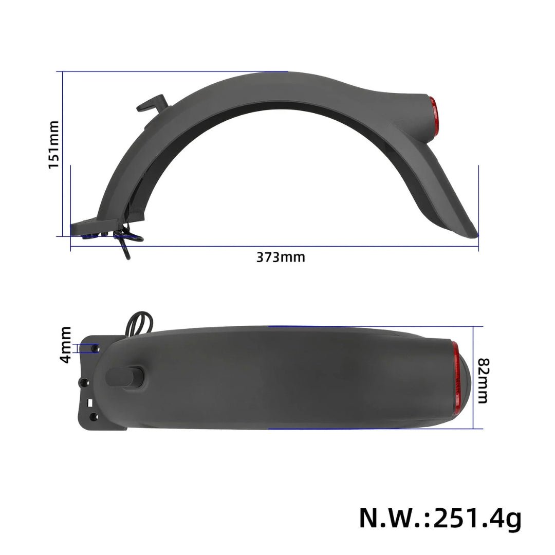 Kit guardabarros trasero Xiaomi 5 Plus - Recambio - Wheelyshop