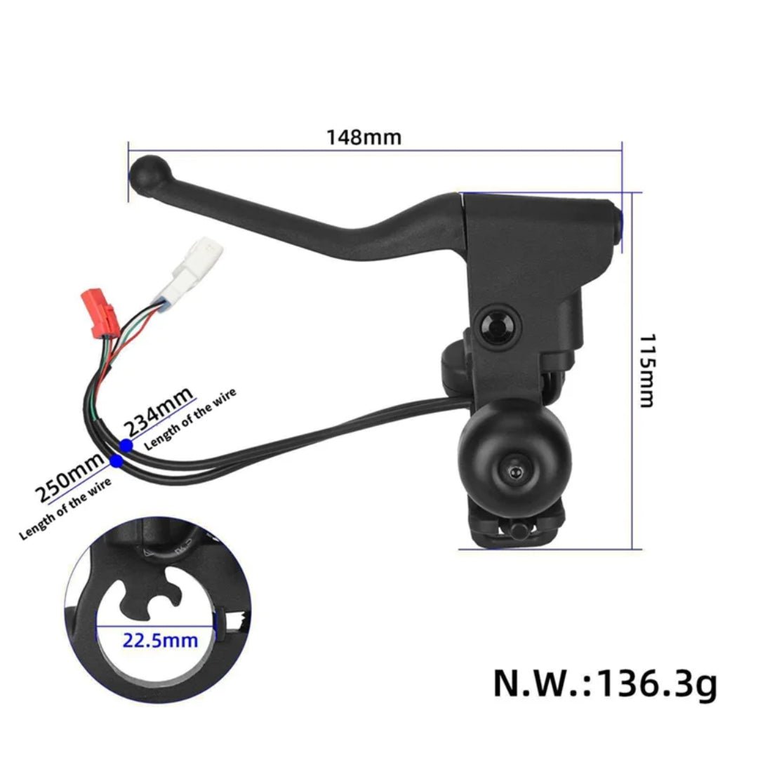 Brake handle with indicator button Xiaomi Elite - Spare part - Wheelyshop
