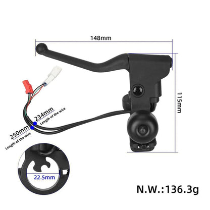 Brake handle with indicator button Xiaomi Elite - Spare part - Wheelyshop