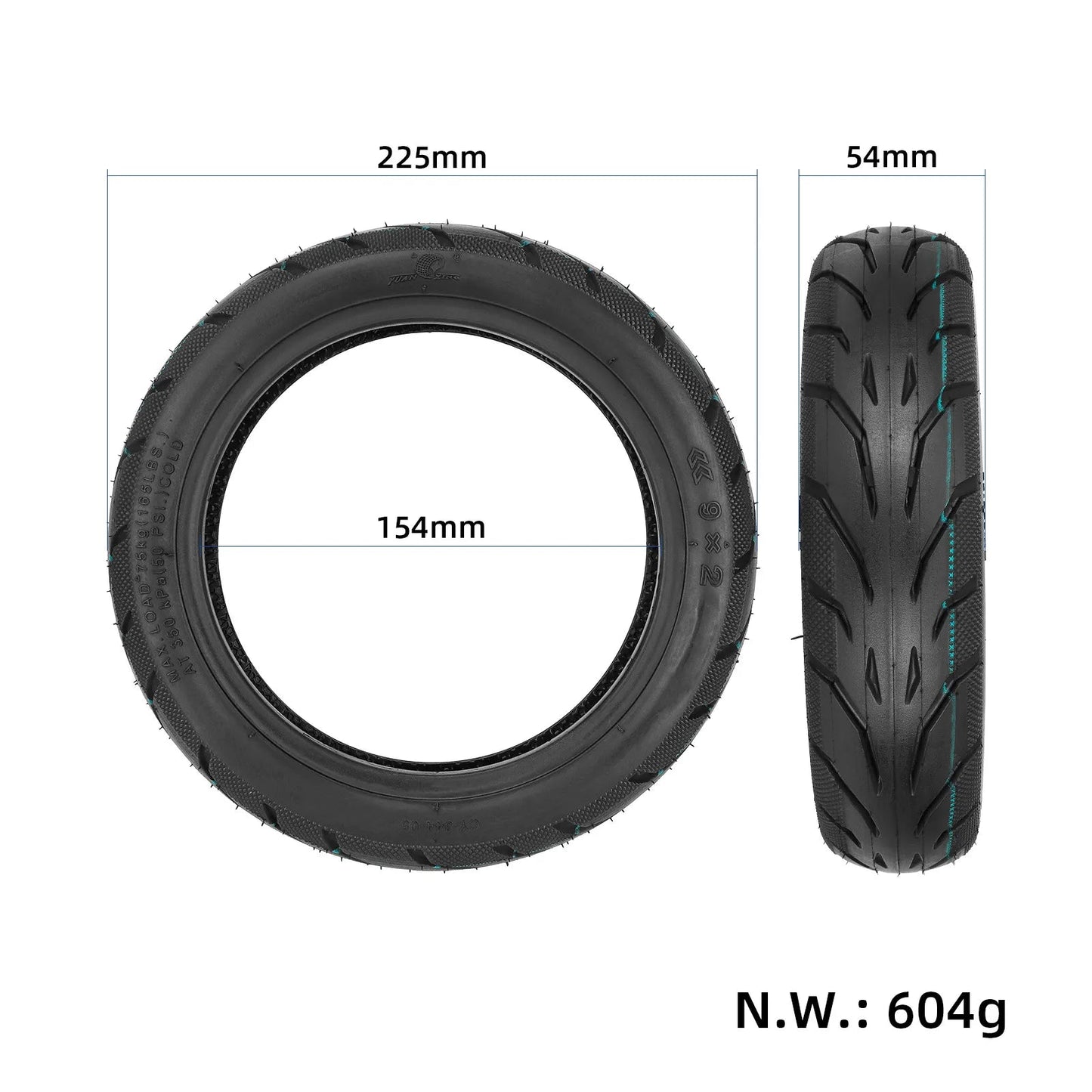 Neumático 9.2" Air Xiaomi - Gel antipinchazos - Recambio - Wheelyshop