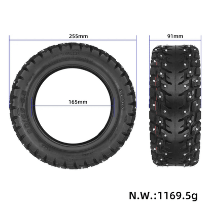 Studded tire 10" 90/65 - 6.5 Luft Kaabo/Vsett/Kaabo/Dualtron/Zero - Spare part - Wheelyshop