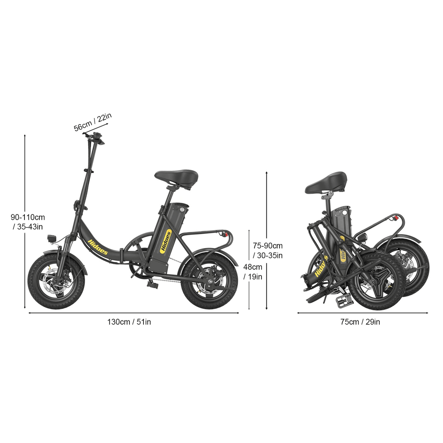 Hidoes C5 - Bicicleta eléctrica - Tienda de ruedas