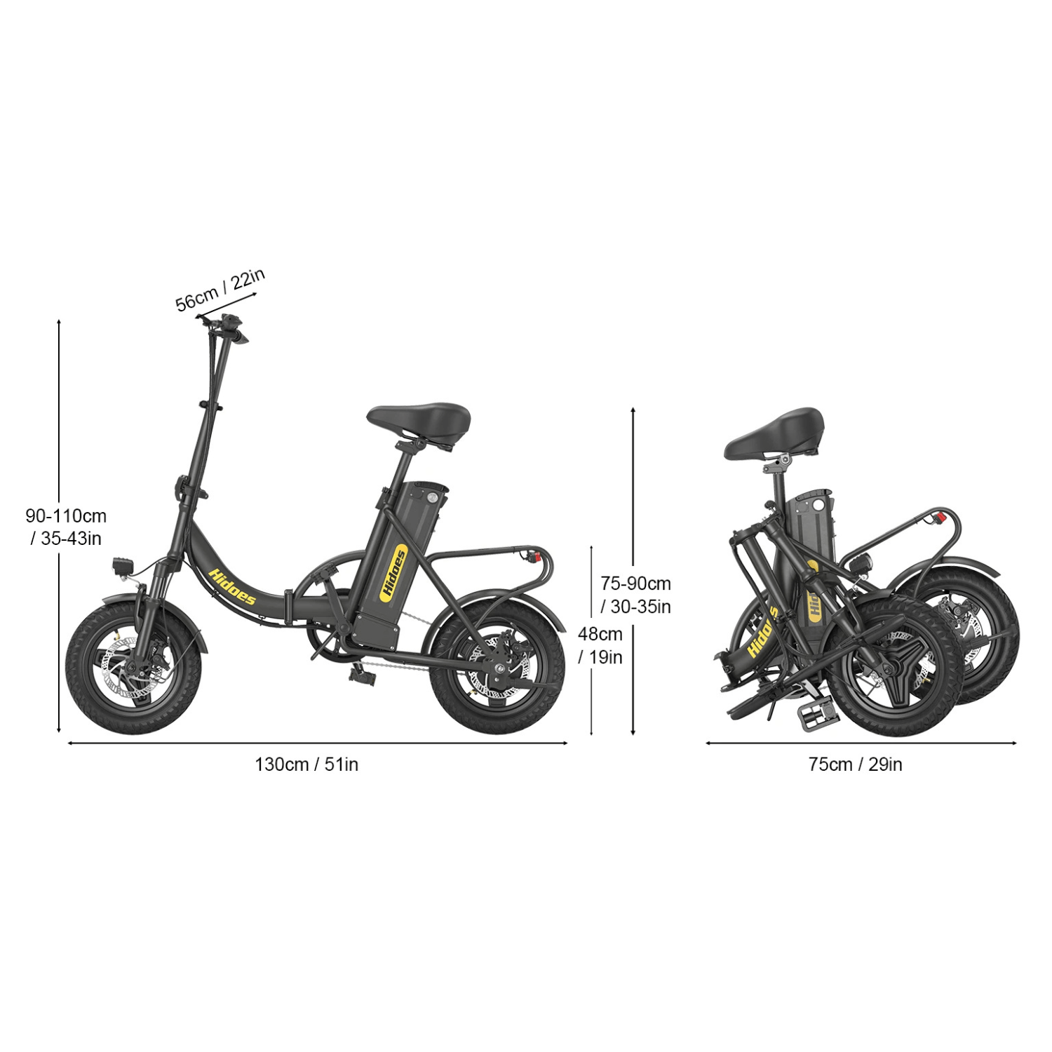 Hidoes C5 - Bicicleta eléctrica - Tienda de ruedas