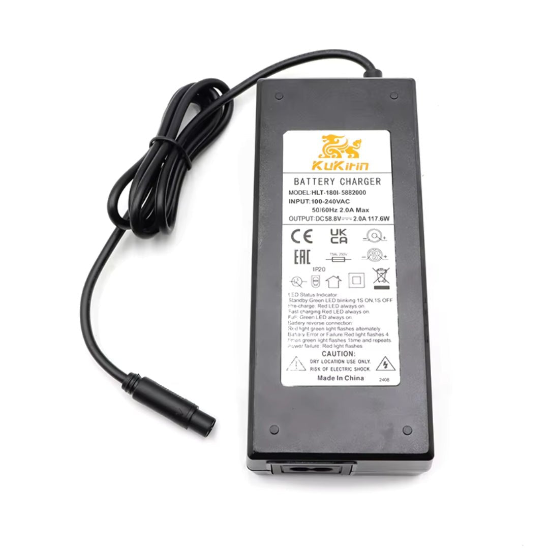 Cargador original KuKirin G2 Master/G2 Pro - Recambio - Wheelyshop