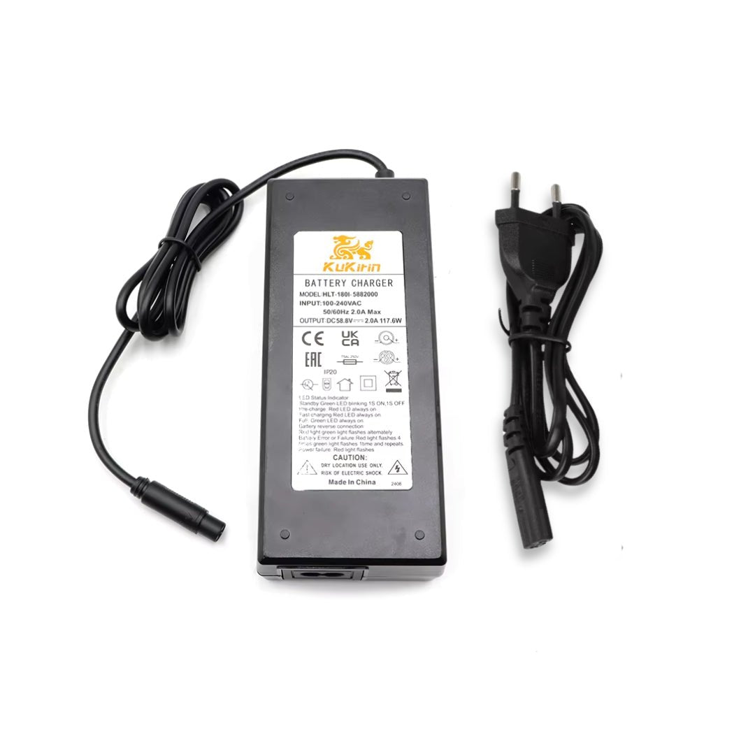 Cargador original KuKirin G2 Master/G2 Pro - Recambio - Wheelyshop