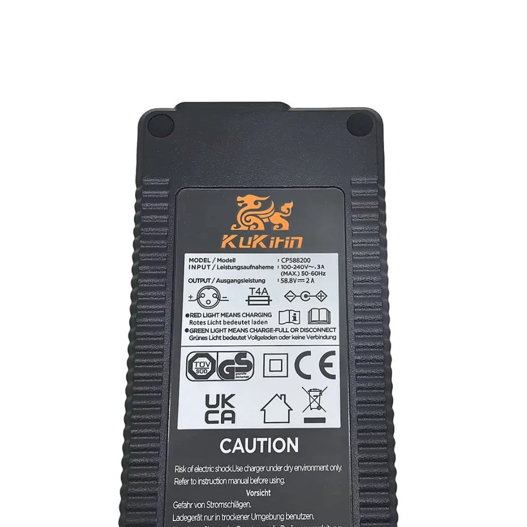 Cargador original KuKirin G3 - Recambio - Wheelyshop