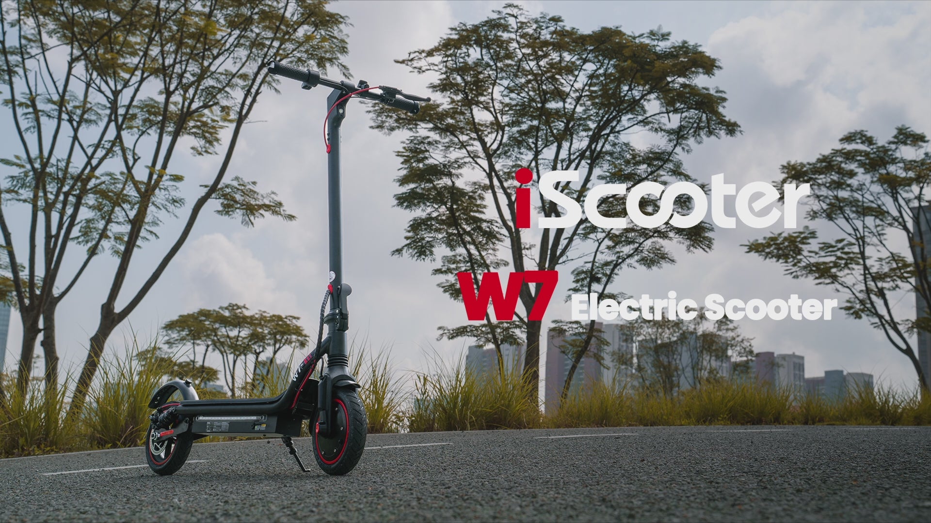 iScooter W7 Elsparkcykel