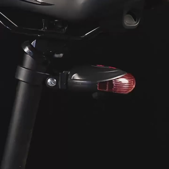 Smart baklampa med laser video