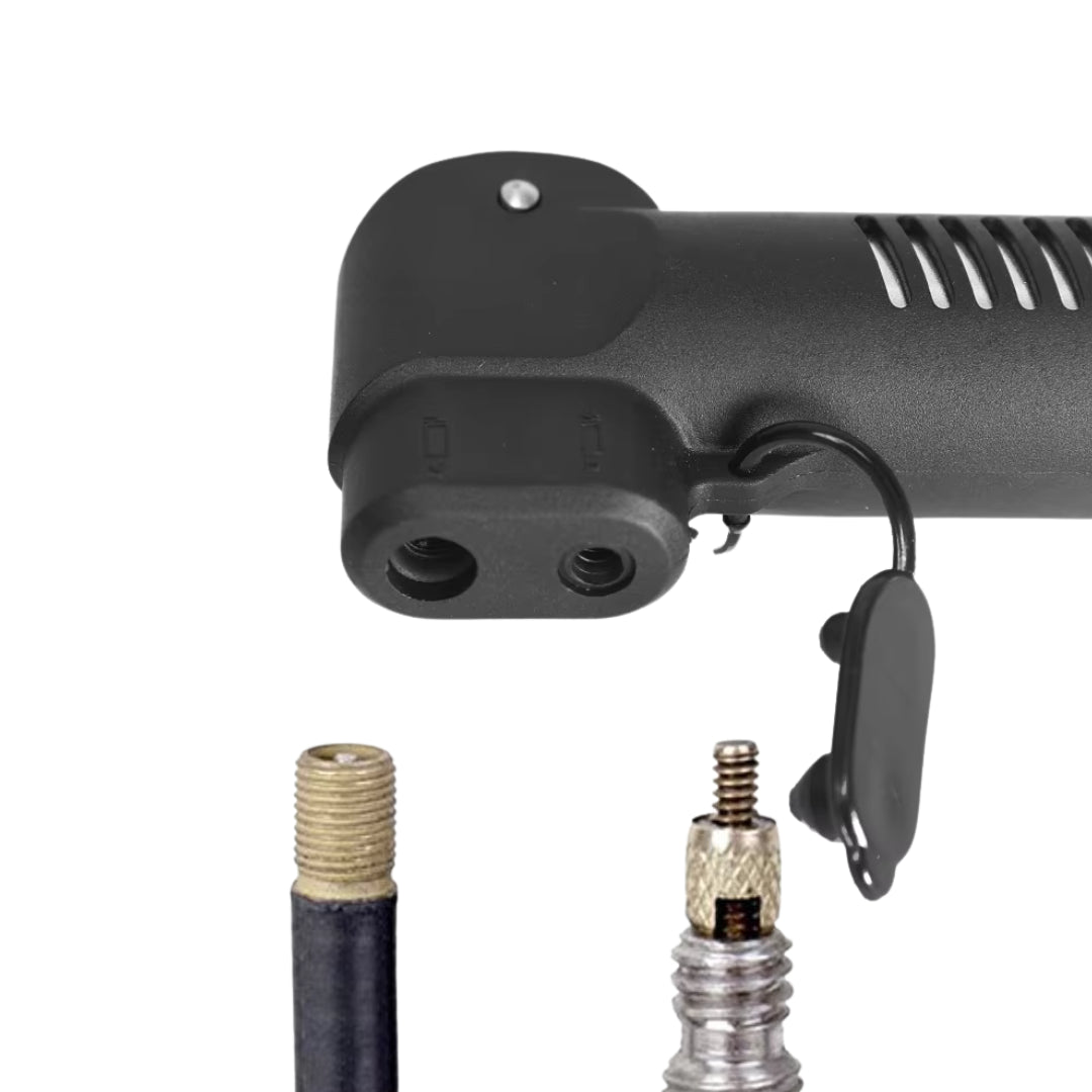 Bomba de bicicleta inteligente con soporte - Accesorios - Tienda de ruedas