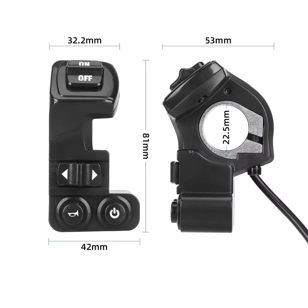 Controles de potencia, intermitentes y señal KuKirin G2 Pro/G2Max - Recambio - Wheelyshop