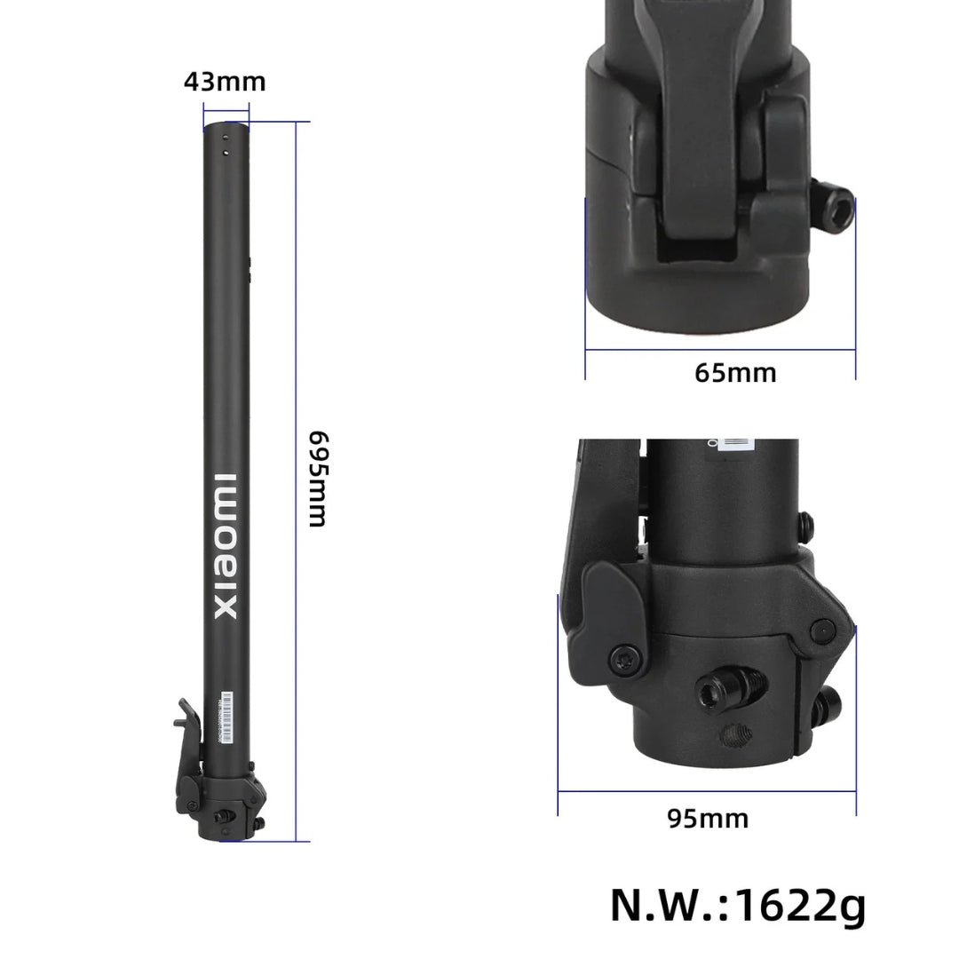 Steering stem + folding mechanism Xiaomi 5 Plus - Spare part - Wheelyshop