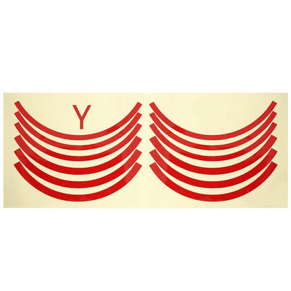 Rueda de pegatinas reflectantes de seguridad - Accesorios - Tienda de ruedas